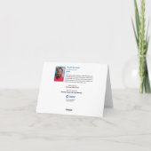 Carte De Remerciements Hors de ce Monde - Art pour enfants pour CHOC (Dos)