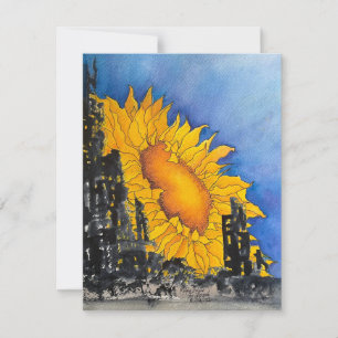 Carte De Remerciements Hors des ruines