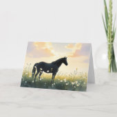 Carte De Remerciements Horse Sympathy Card (Devant)