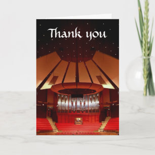 Carte De Remerciements Hôtel de ville de Christchurch