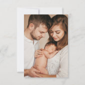 Carte De Remerciements https://www.zazzle.com/butterfly_baby_shower_photo (Dos)