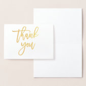 Carte de remerciements - Huile d'or avec papier Kr (Affichage)