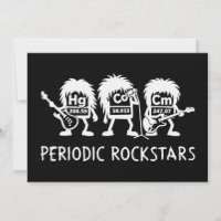Humour de chimie des rockstars périodiques