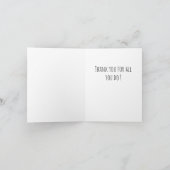 Carte De Remerciements Humour Janitor Ninja (Intérieur)