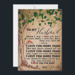 Carte De Remerciements Husband To My Husband I Love You More<br><div class="desc">Husband To My Husband I Love You More</div>