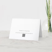 Carte De Remerciements Hydrangea Leaves Close-Up Blank Note Card (Dos)