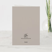 Carte De Remerciements Hydrangeas se souvient (Dos)