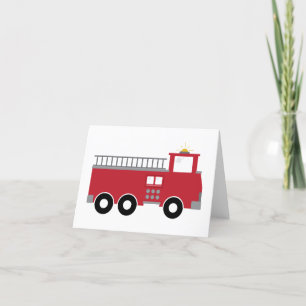 Carte De Remerciements Hydrant de feu