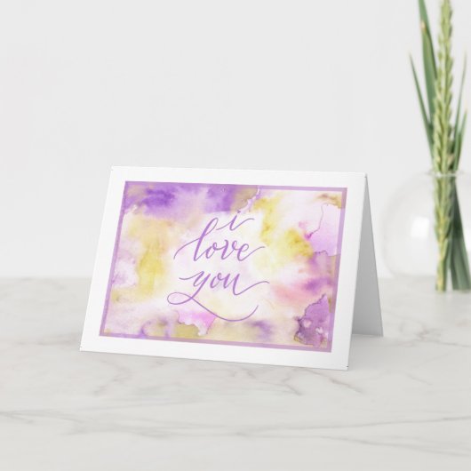 Carte De Remerciements “I love you” anytime card (Devant)