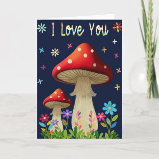 Carte De Remerciements I Love You card