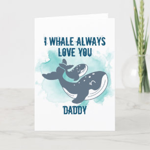 Carte De Remerciements I Whale Toujours Vous Aimez Personnalisable voitur