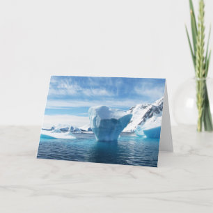 Carte De Remerciements Icebergs de l'Antarctique