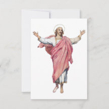 Icon of the Risen Lord Holy Card