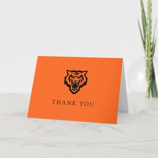 Carte De Remerciements Idaho State University Bengals Spirit Design (Devant)