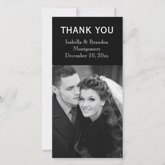 Carte de remerciements - Il est temps de boire du (Devant)