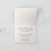 Carte De Remerciements "Il Faut Un Village" Soins D'Accueil & Douche D'Ad (Intérieur)