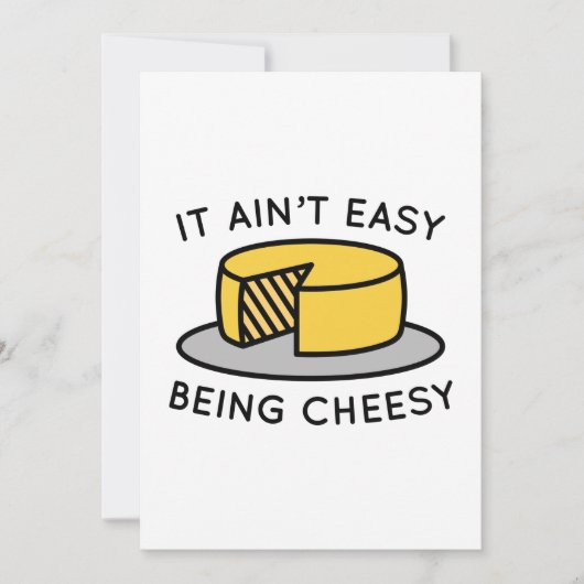 Carte De Remerciements Il n’est pas facile d’être rôti (Devant)