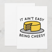 Carte De Remerciements Il n’est pas facile d’être rôti (Devant / Derrière)