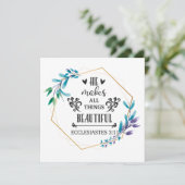 Carte De Remerciements Il Rend Tout Beau (Debout devant)