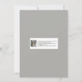 Carte De Remerciements Il Y A Longtemps (Dos)