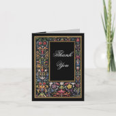 Carte de remerciements illuminée gothique (Devant)