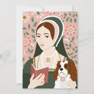 Carte De Remerciements Illustration Anne Boleyn