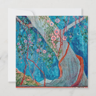 Carte De Remerciements Illustration de la forêt vintage de Cramer par nui