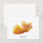 Carte De Remerciements Illustration de l'élévation du Phoenix Bird (Devant / Derrière)