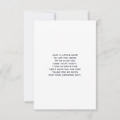 Carte De Remerciements Illustration de trois mignons cactus (Dos)