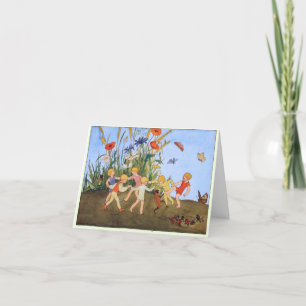 Carte De Remerciements Illustration vintage de Freddie Langeler