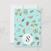 Carte De Remerciements Illustrations de l'aquarelle des fourrures de pizz (Dos)