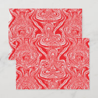 image rouge et blanche d'un motif sur un dos blanc