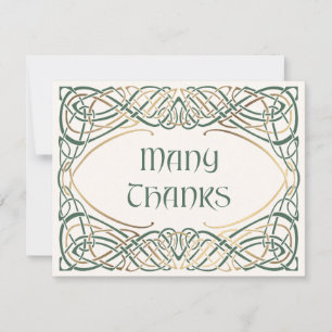 Carte De Remerciements Imaginaire Celtic Mariage médiéval