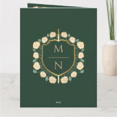 Carte De Remerciements Imaginaire médiéval de l'épée et du bouclier Maria (Dos)