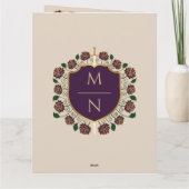 Carte De Remerciements Imaginaire médiéval de l'épée et du bouclier Maria (Dos)