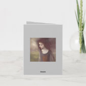 Carte De Remerciements Imaginaire Whimsical Petite Fée (Dos)