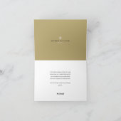 Carte de remerciements immobilier moderne - Monogr (Intérieur)