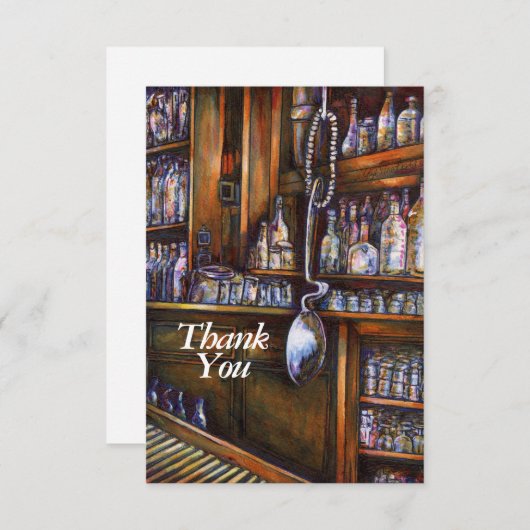 Carte De Remerciements Implicitement Compris (Devant / Derrière)