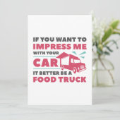 Carte De Remerciements Impress Food Truck (Debout devant)
