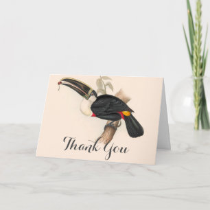 Carte De Remerciements Impression du Toucan de Cuvier : Oiseau Tropical V