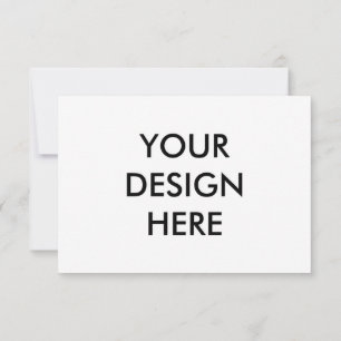 Carte De Remerciements Impression horizontale personnalisée de 3,5 x 5 po