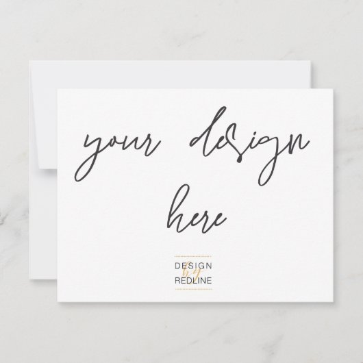 Carte De Remerciements Imprimer sur 5,5 x 4,25 (Devant)