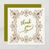 Carte De Remerciements in eternal thanks (Devant / Derrière)