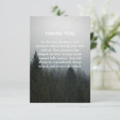 Carte De Remerciements In the quiet stillness of nature (Debout devant)