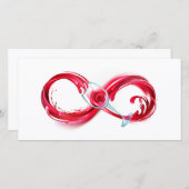 Carte De Remerciements Infinity (Devant / Derrière)