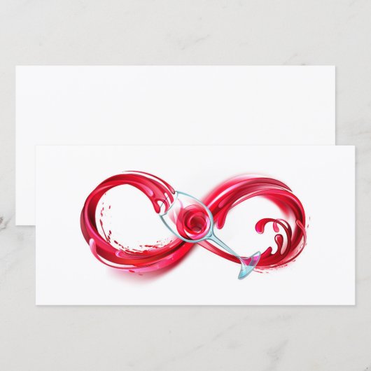 Carte De Remerciements Infinity (Devant / Derrière)