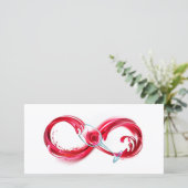 Carte De Remerciements Infinity (Debout devant)