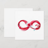 Carte De Remerciements Infinity (Devant / Derrière)