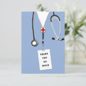 Carte De Remerciements Infirmière (Debout devant)