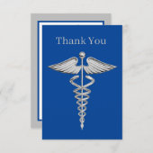 Carte De Remerciements Infirmière de sentiment (Devant / Derrière)